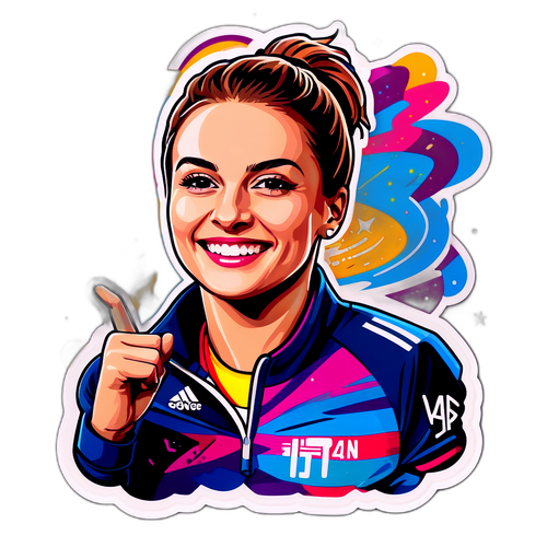 Stylový sticker Daniela Brzobohatá