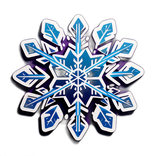 Tyylitellyt lumihiutaleet, vahvuuden ja taidon symbolit