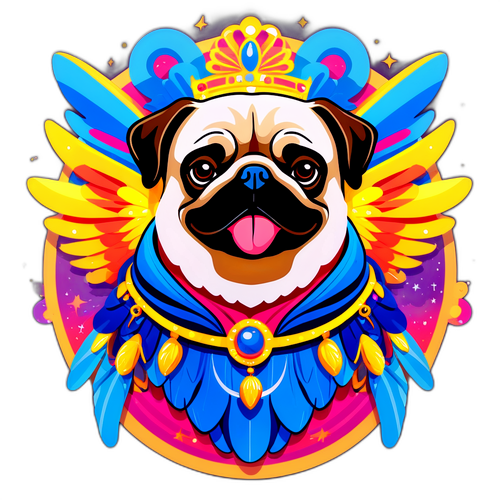 Portret Pugaczowa z fantastycznymi elementami