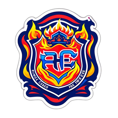 Adesivo Giocoso del Chicago Fire