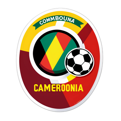 Autocollant Football Camerounais
