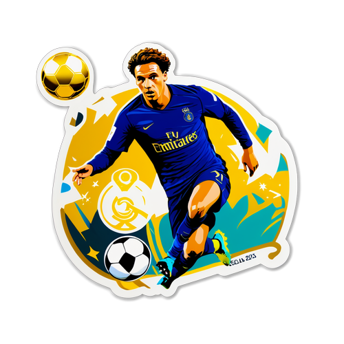 Autocollant pour le Ballon d'Or 2025