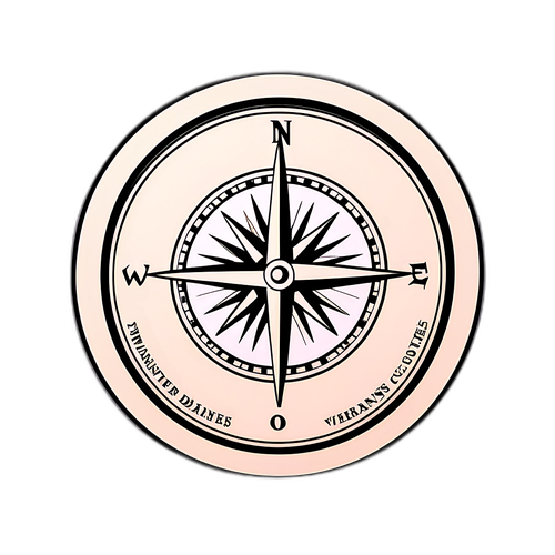 Eski Tarzda Pusula Sticker