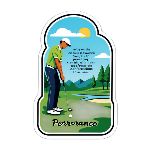 Chic golfklistermärke med Wesley Plaisier