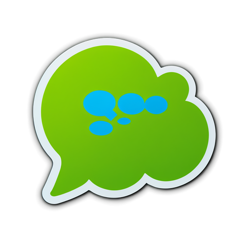 Autocolant cu logo-ul Skype în format modern