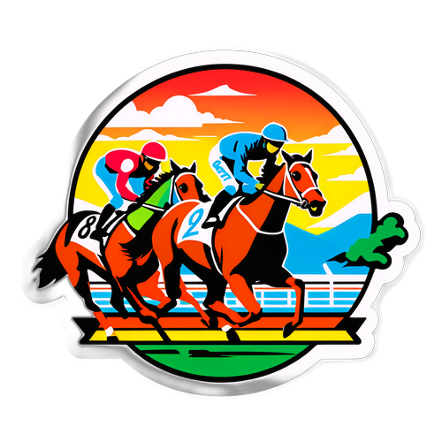 福島競馬場の興奮レースシーン
