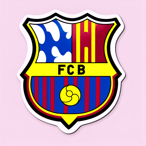 Orgullo Blaugrana: Un Sticker para los Verdaderos Fans