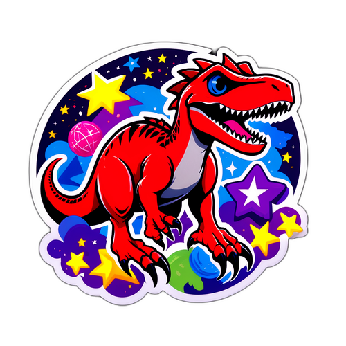 Raptors vs. Magic Colorful Sticker