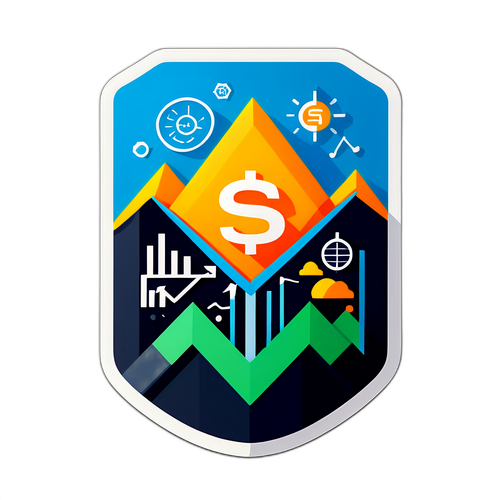 Stiker Bertema Keuangan Modern untuk Mirae Asset Sekuritas