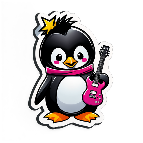 Penguino Rock Star