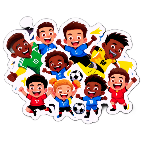 สติกเกอร์แฟนบอลการ์ตูน