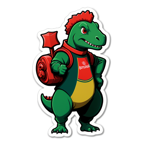 Arsenal Gunnersaurus Klistremerke