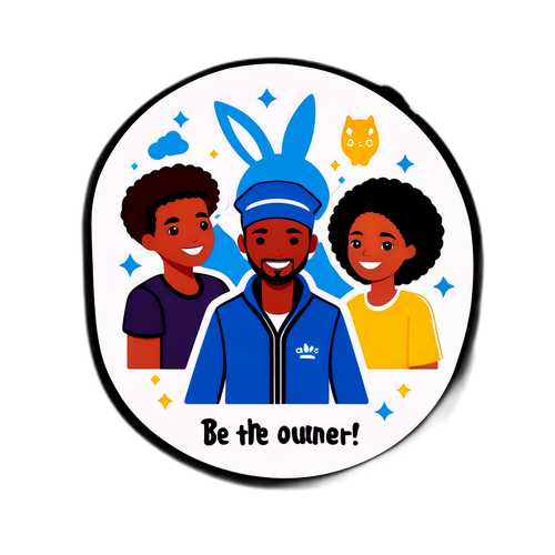 A sticker with a visual summary of 'Dona de Mim'