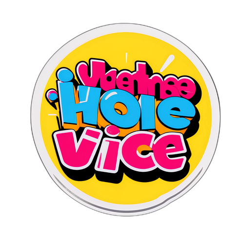 Minimalist Vice Sticker