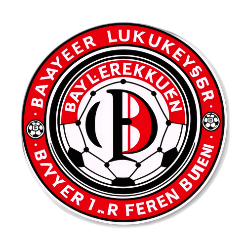 Emblem von Bayer Leverkusen in dynamischem Design