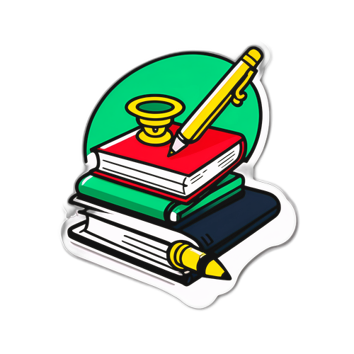 筑波大学の学問を象徴する本とペンのアイコン