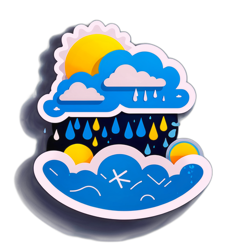 สติ๊กเกอร์สภาพอากาศในวันนี้