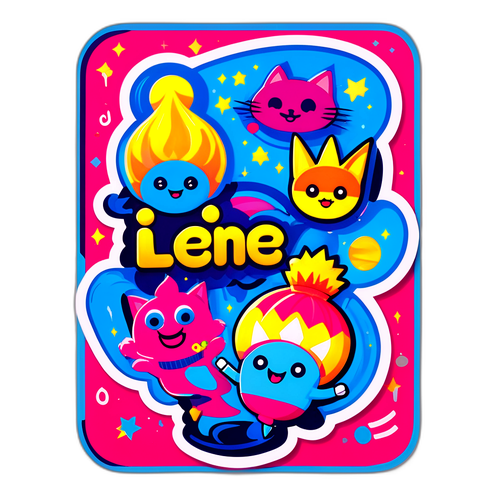 Adesivo vibrante con il logo iconico di Le Iene