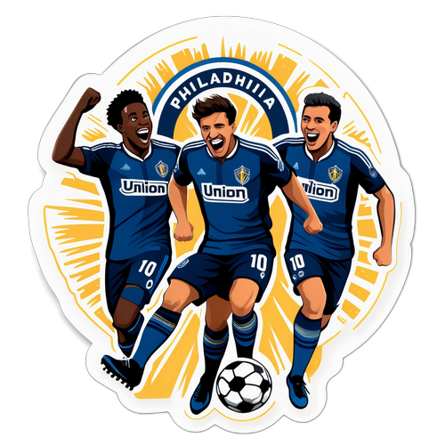 Philadelphia Union Celebration Sticker