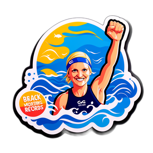 Motiverende Sticker van Kirsty Coventry