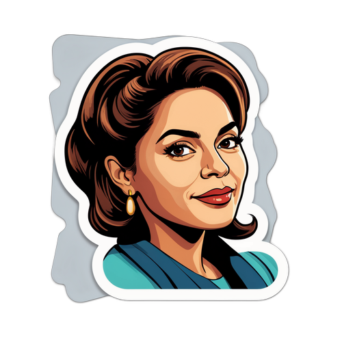 Adesivo Artístico da Atriz Claudia Abreu