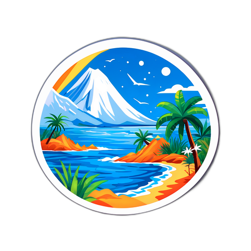 Autocollant inspiré par Diego Garcia