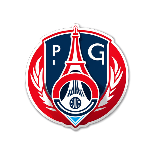 Logo créatif du PSG avec des éléments du Bayern Munich