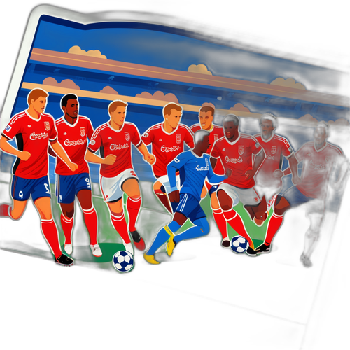 Thiết kế sân bóng đá với các cầu thủ Birmingham và Southampton