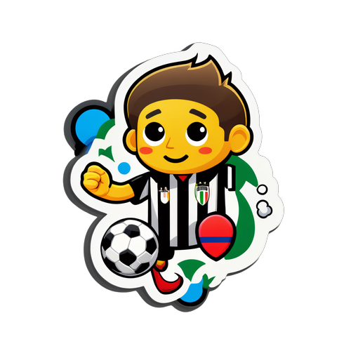 Stiker Energetik Juventus vs Bologna