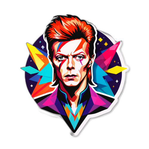 Transformation von David Bowie durch verschiedene Epochen