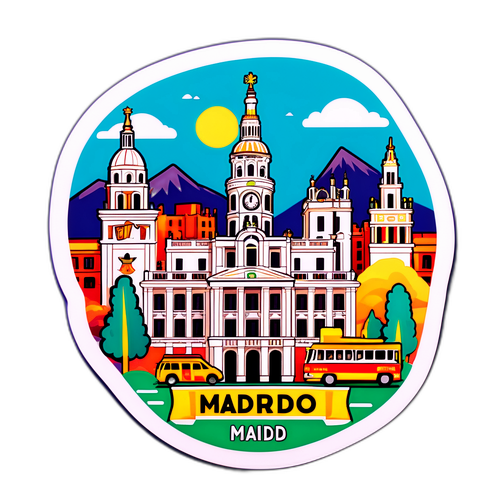 मैड्रिड मैच डे का दृश्य