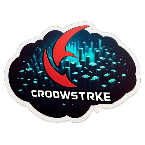 Futuristische Innovatie: CrowdStrike Sticker