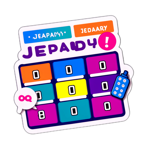 Jeopardy Today Theme Sticker