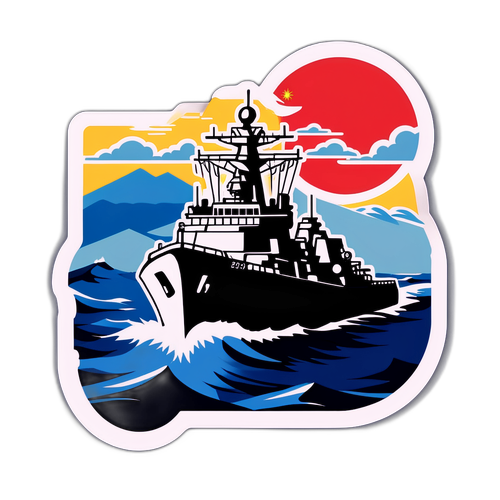 东部战区军舰驶近台湾海峡