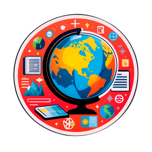 Дизайн наклейки, вдохновленный темой новостей 3i/Atlas