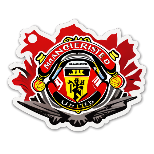 Manchester United Logosu Sticker