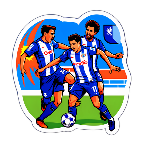 Sticker artistic Oviedo - Espanyol