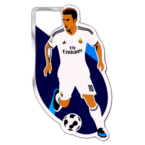 Sticker ya Mchezaji wa Real Madrid