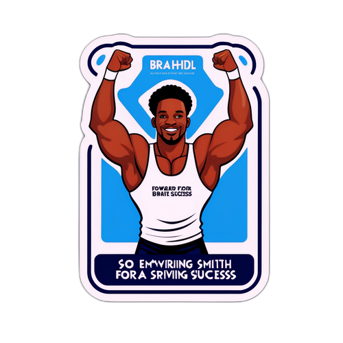Motivational Brashard Smith Sticker