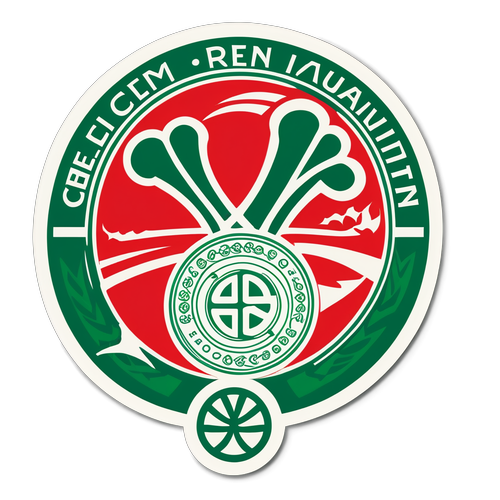 Celtic ve Bayern Münih Maçı Sticker Tasarımı