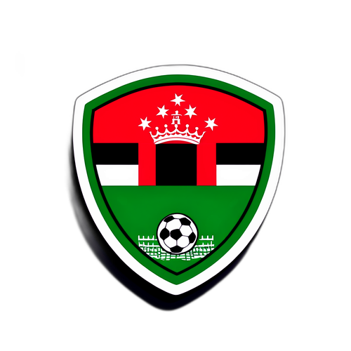 Campo de Fútbol en Colores de Arabia Saudita y Trinidad y Tobago