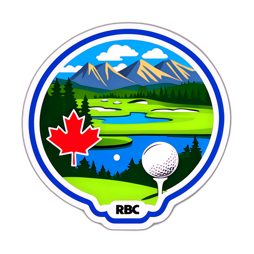Sportig klistermärke för RBC Canadian Open