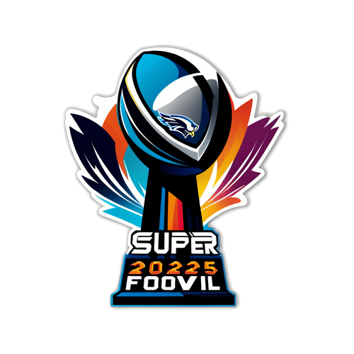 Naklejka na Super Bowl 2025