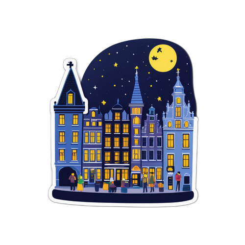Nacht van Vlaanderen Sticker