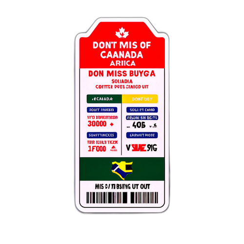 สติ๊กเกอร์การแข่งขันซาอุดิอาระเบีย vs แคนาดา