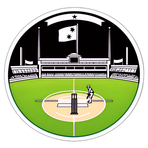 Terrain de Cricket en Action