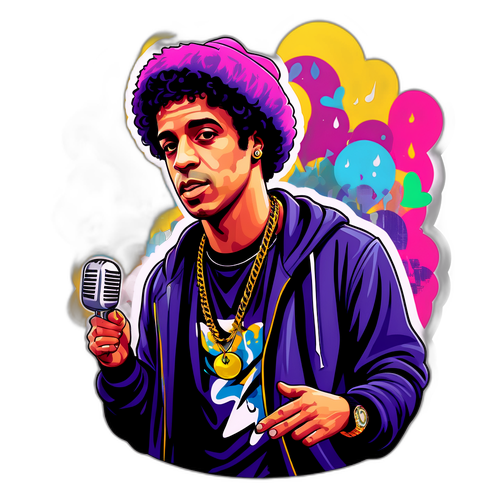 Diseño de sticker de Paulo Londra