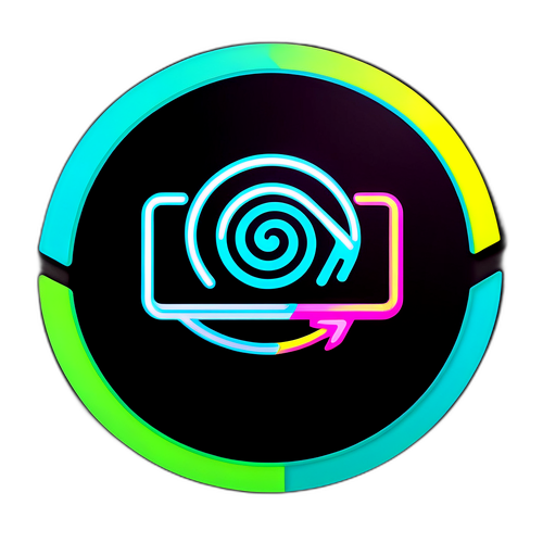 Adesivo Neon do Logotipo da Amazon Prime Video