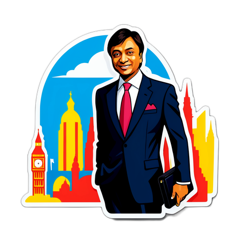 लक्ष्मी मित्तल के लिए स्टिकर