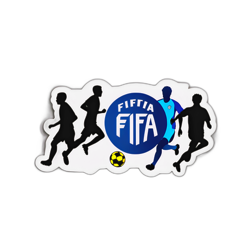 Autocollant inspiré du logo FIFA
